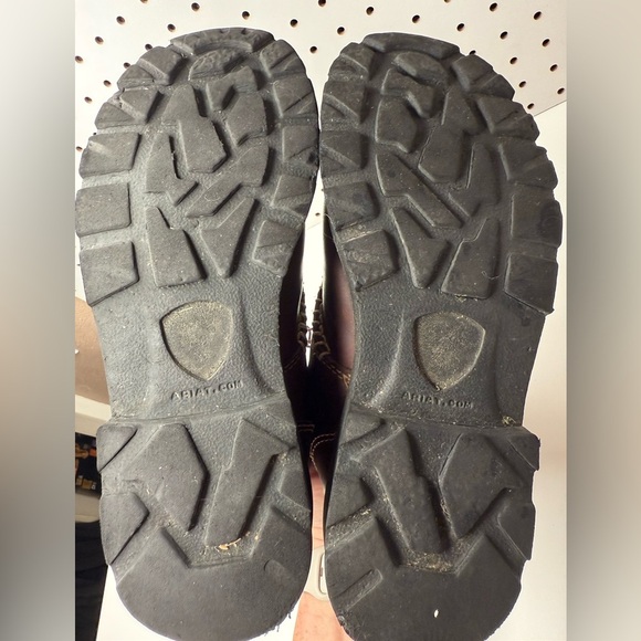 Ariat Canyon Brown Leather Work Boots Women’s 6.5 - Picture 11 of 13